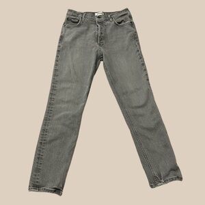 Agolde Nico High Rise Slim Distressed Jeans